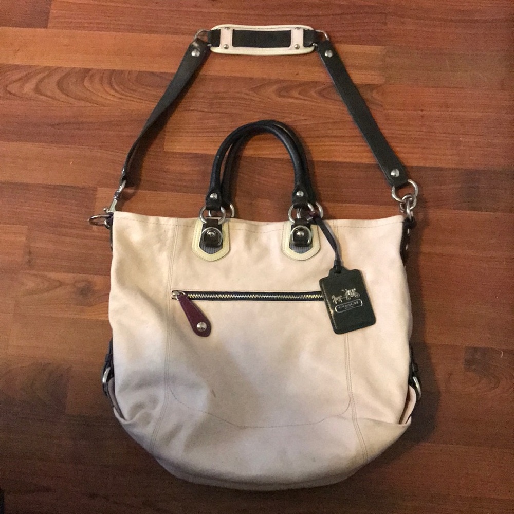 Fabulous coach bowling style large bag